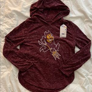 Colosseum Maroon Girls' Hoodie - Arizona Sun Devils